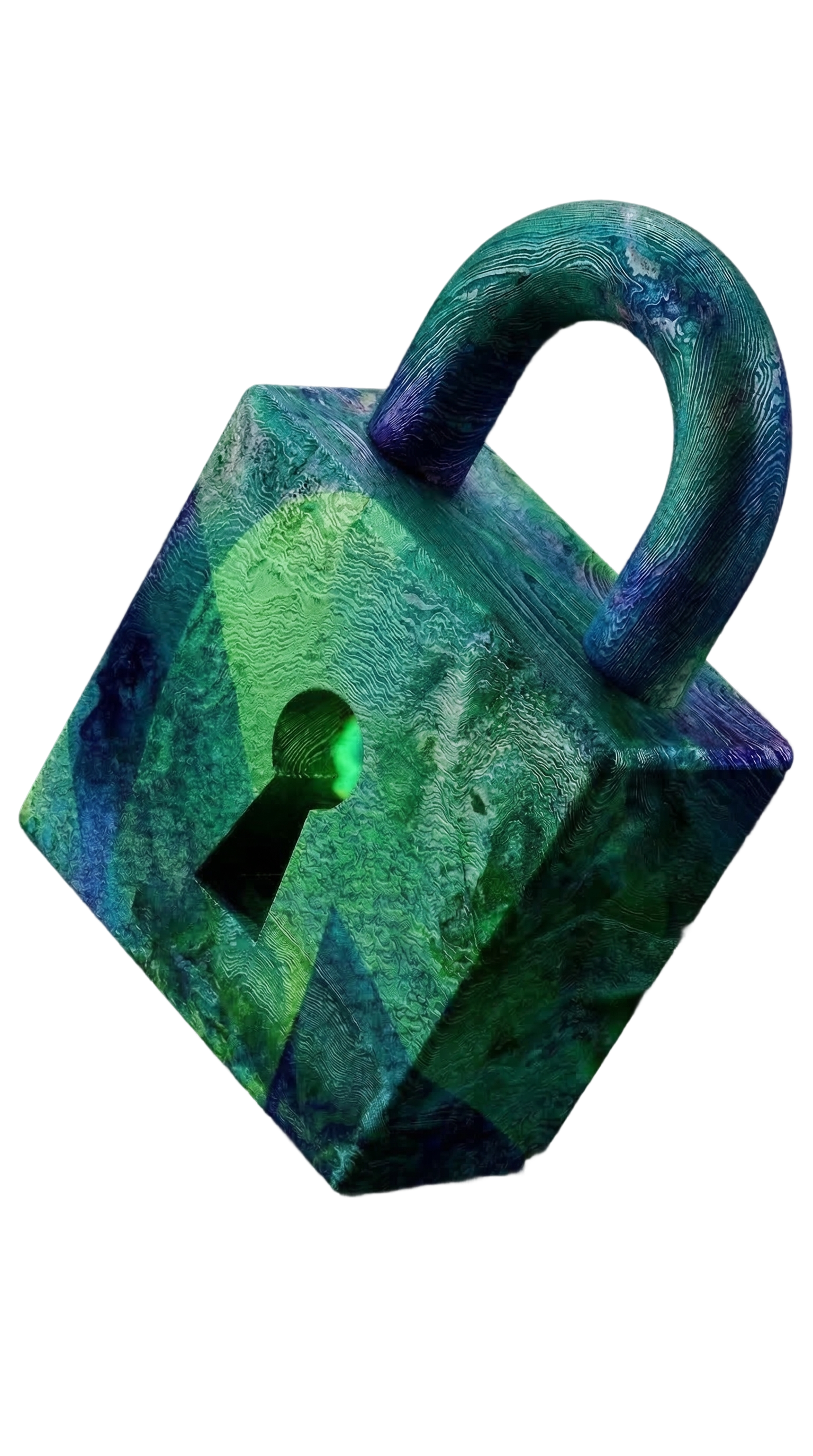 Stylized padlock illustration